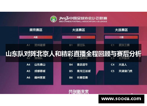 山东队对阵北京人和精彩直播全程回顾与赛后分析