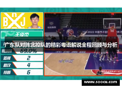广东队对阵北控队的精彩粤语解说全程回顾与分析